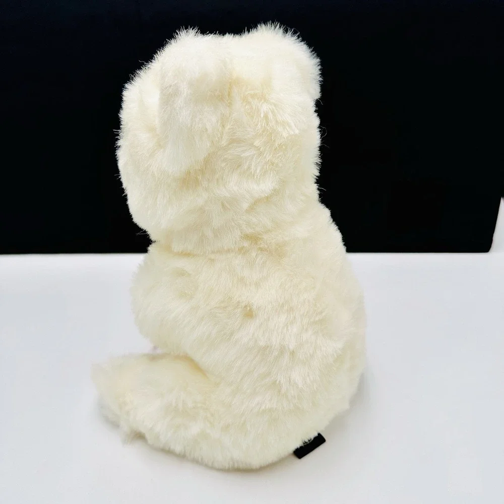 Vintage 1977 Gund Golly Golly White Teddy Bear Plush w/ Rose 10